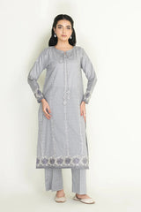 2PC Stitched Embroidered Lawn Shirt & Trouser | RKTE-3855 Embroidered KHAS STORES