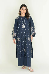 2PC Stitched Embroidered Lawn Shirt & Trouser | RKTE-3856 Embroidered KHAS STORES