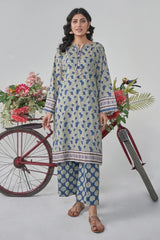 2PC Stitched Printed Lawn Shirt and Trouser RKTW-3047 Printed KHAS STORES