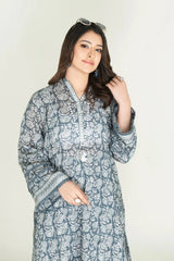 2PC Stitched Printed Lawn Shirt & Trouser | RTW-KST-3846 Printed KHAS STORES