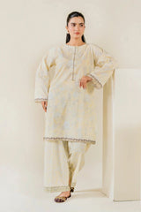 2PC Stitched Printed Lawn Shirt & Trouser | RTW-KST-3850 Printed KHAS STORES