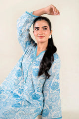 2PC Stitched Printed Lawn Shirt & Trouser | RTW-KST-3851 Printed KHAS STORES