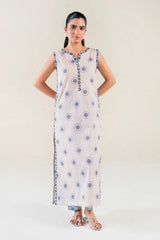 2PC Stitched Printed Lawn Shirt & Trouser | RTW-KST-3853 Printed KHAS STORES