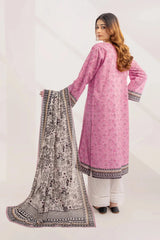 2PC Unstitched Printed Lawn Shirt and Dupatta KSD-3224 Printed KHAS STORES