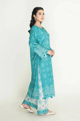 2PC Unstitched Printed Lawn Shirt and Trouser I KST-3835 Printed KHAS STORES