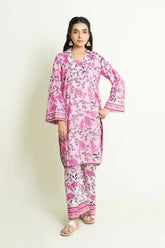 2PC Unstitched Printed Lawn Shirt and Trouser I KST-3837 Printed KHAS STORES