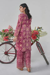 2PC Unstitched Printed Lawn Shirt and Trouser KST-3123 Printed KHAS STORES