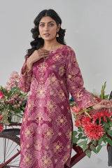 2PC Unstitched Printed Lawn Shirt and Trouser KST-3123 Printed KHAS STORES