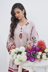 2PC Unstitched Printed Lawn Shirt and Trouser KST-3130 Printed KHAS STORES