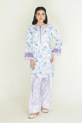 2PC Unstitched Printed Lawn Shirt and Trouser KST-3459 Printed KHAS STORES