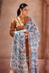 3PC Embroidered Unstitched Jacquard Suit KCNE-2619 Embroidered KHAS STORES