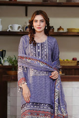 3PC Embroidered Unstitched Kotail Linen Suit KKTE-3649 Embroidered KHAS STORES