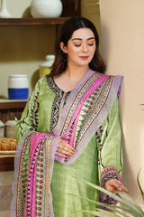 3PC Embroidered Unstitched Kotail Linen Suit KKTE-3650 Embroidered KHAS STORES