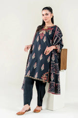 3PC Embroidered Unstitched Lawn Suit | KL-3772 Embroidered KHAS STORES
