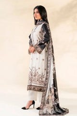 3PC Embroidered Unstitched Lawn Suit | KL-3783 Embroidered KHAS STORES