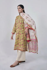 3PC Stitched Embroidered Lawn Suit KL-RTW-3073 KHAS STORES