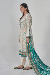 3PC Stitched Embroidered Lawn Suit KL-RTW-3079 KHAS STORES