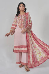 3PC Stitched Embroidered Lawn Suit KL-RTW-3080 KHAS STORES