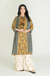 3PC Stitched Printed Lawn Suit | RTW-KLA-3880 KHAS STORES