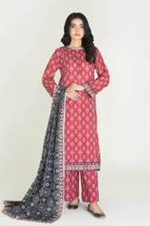 3PC Stitched Printed Lawn Suit | RTW-KLA-3882 KHAS STORES