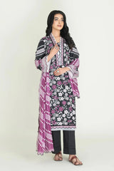 3PC Unstitched Printed Lawn Suit | KLA-3742 Printed KHAS STORES