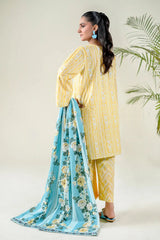 3PC Unstitched Printed Lawn Suit | KLA-3745 Printed KHAS STORES