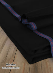 Men's Winter Microfine Premium imported Suiting NK-0014 Black