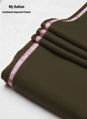 Men's Winter Ultra Fine Imported Suiting MF-0007 L/Brown