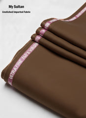 Men's Winter Ultra Fine Imported Suiting MF-0002 Chocolate Brown