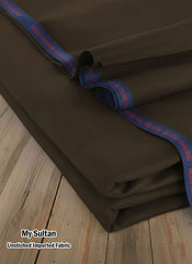 Men's Winter Microfine Premium imported Suiting NK-0013 Chocolate