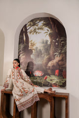 Resham Unstitched Cambric 3 Pcs Printed Suit D739