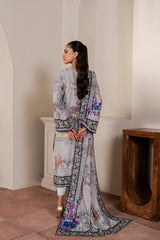 Resham Unstitched Cambric 3 Pcs Printed Suit D742