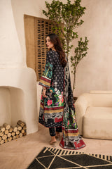 Printed - Lawn - 3pc - D129