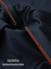 Men's Winter Barathe Wool imported Suiting NK-0021 Navy