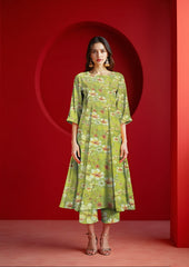 2 Pc Printed Linen Unstitched Suit IP-203