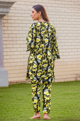 2 Pc Printed Linen Unstitched Suit IP-208