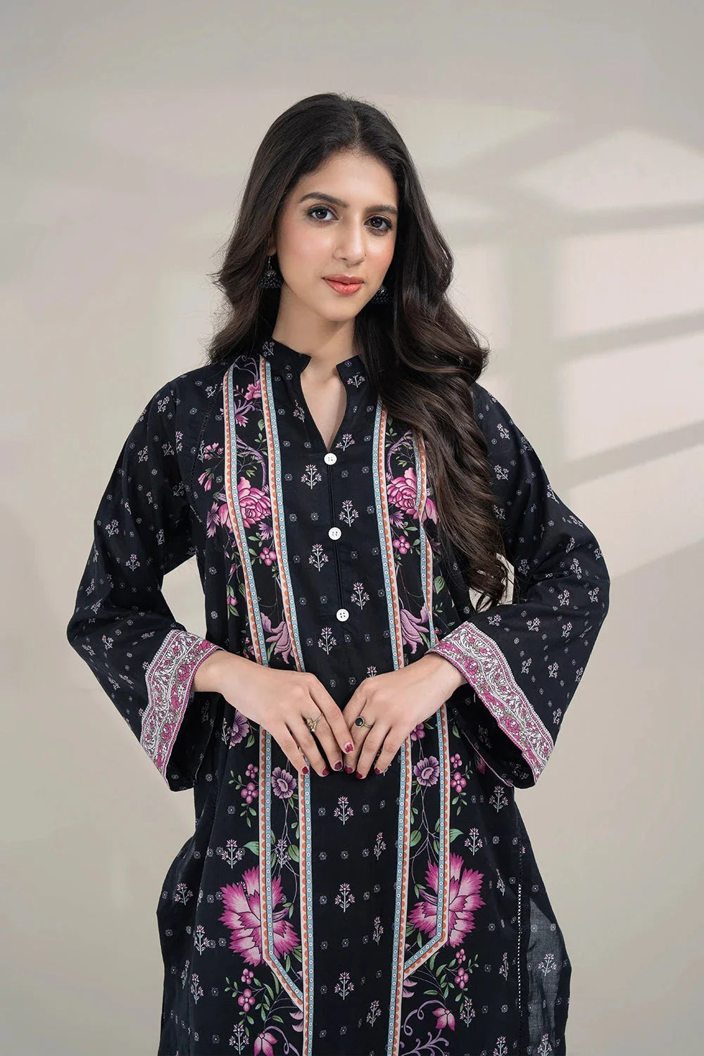 2PC Stitched Printed Lawn Shirt and Trouser RKTW-3348 Printed KHAS STORES 