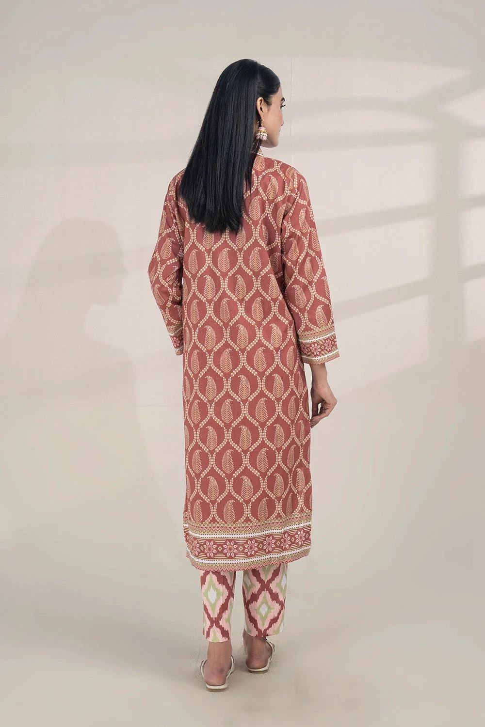 2PC Stitched Printed Lawn Shirt and Trouser RKTW-3351 Printed KHAS STORES 