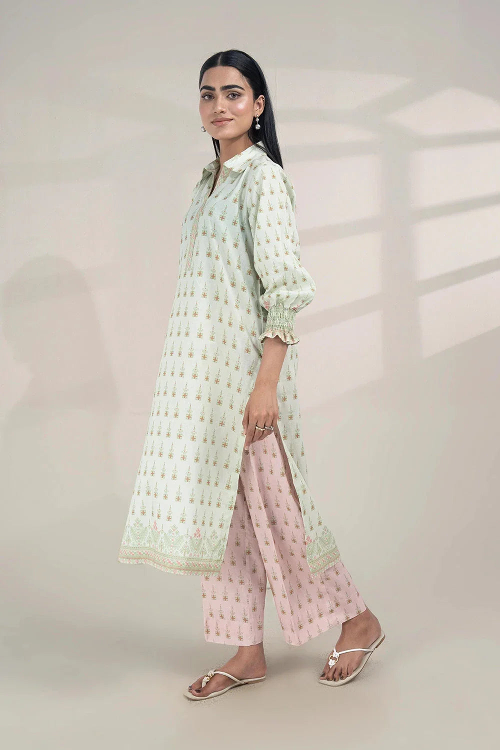 2PC Stitched Printed Lawn Shirt and Trouser RKTW-3352 Printed KHAS STORES 