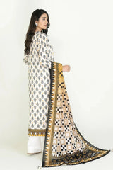 2PC Stitched Printed Lawn Shirt & Dupatta | RTW-KSD-3870 Printed KHAS STORES 