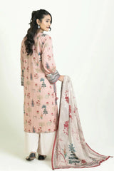 2PC Stitched Printed Lawn Shirt & Dupatta | RTW-KSD-3873 Printed KHAS STORES 