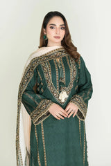 2PC Stitched Printed Lawn Shirt & Dupatta | RTW-KSD-3875 Printed KHAS STORES 