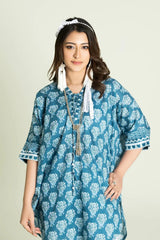 2PC Stitched Printed Lawn Shirt & Trouser | RTW-KST-3463 Printed KHAS STORES 