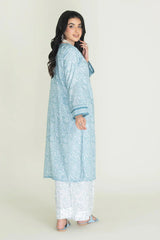 2PC Stitched Printed Lawn Shirt & Trouser | RTW-KST-3845 Printed KHAS STORES 