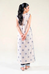 2PC Stitched Printed Lawn Shirt & Trouser | RTW-KST-3853 Printed KHAS STORES 