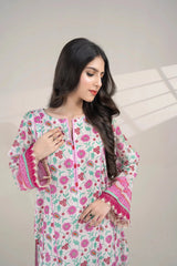 2PC Unstitched Printed Lawn Shirt and Dupatta KSD-3379 Printed KHAS STORES 