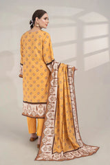 2PC Unstitched Printed Lawn Shirt and Dupatta KSD-3391 Printed KHAS STORES 