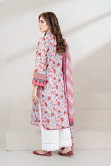2PC Unstitched Printed Lawn Shirt and Dupatta KSD-3448 Printed KHAS STORES 