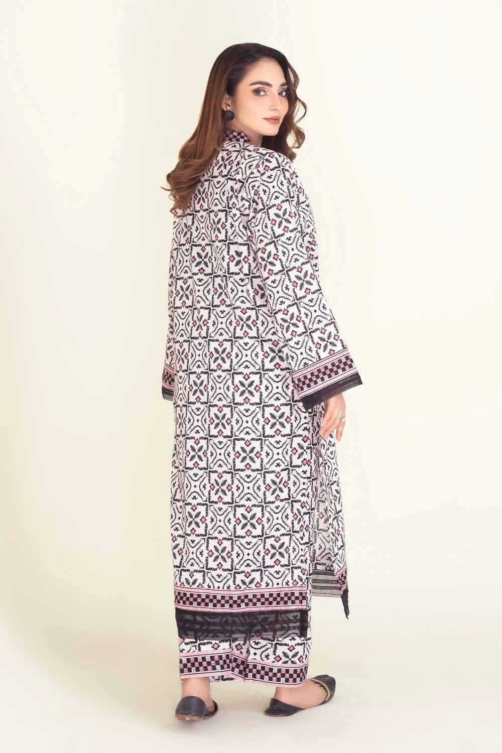 2PC Unstitched Printed Lawn Shirt and Trouser I KST-3832 B Printed KHAS STORES 