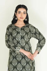 2PC Unstitched Printed Lawn Shirt and Trouser I KST-3834 Printed KHAS STORES 